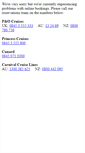 Mobile Screenshot of booking.pocruises.com